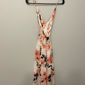 Floral maxi dress